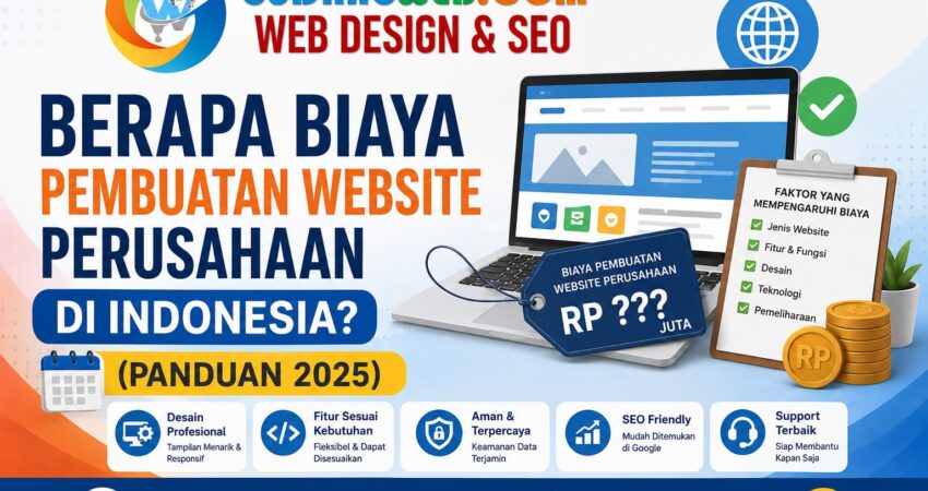 Berapa Biaya Pembuatan Website Perusahaan di Indonesia (Panduan 2025)