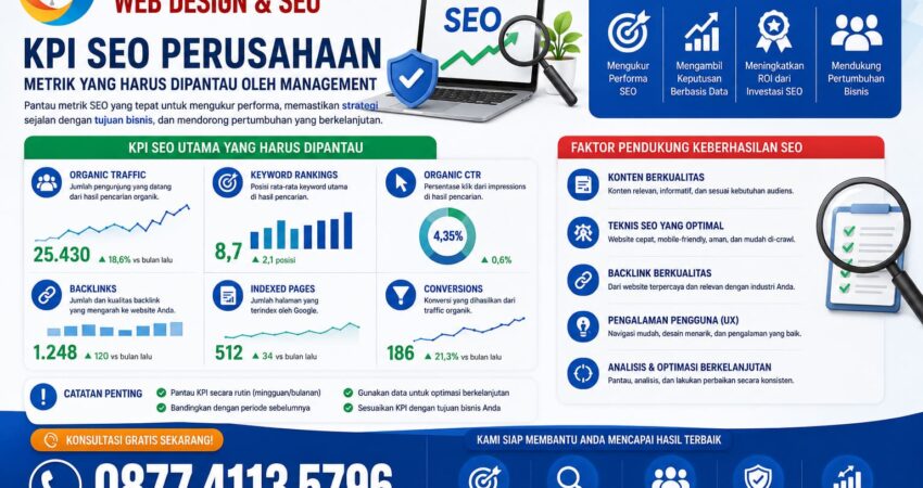 KPI SEO Perusahaan Metrik yang Harus Dipantau oleh Management