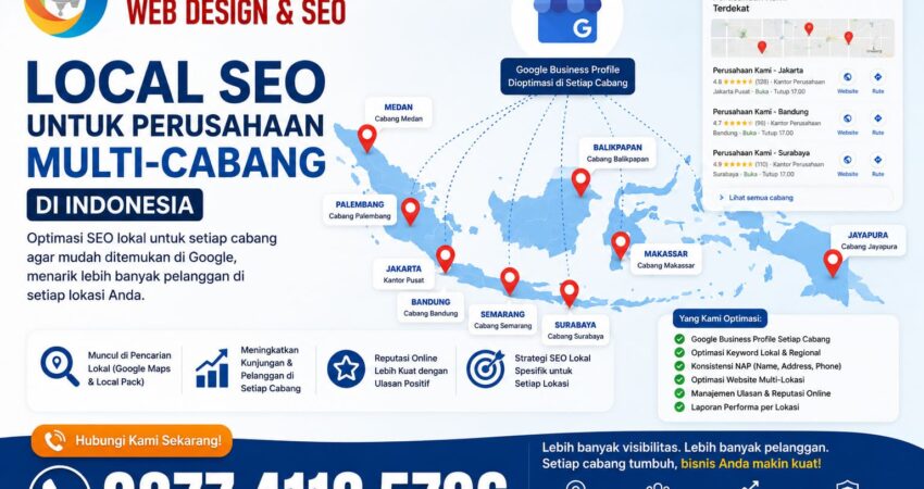 Local SEO untuk Perusahaan Multi-Cabang di Indonesia