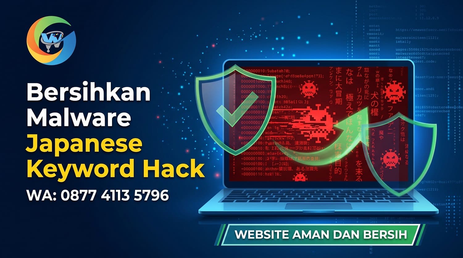 Bersihkan Malware Japanese Keyword Hack